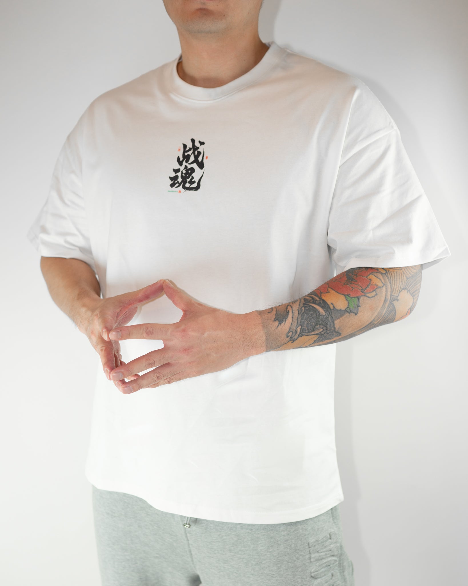 "战魂“ "Warrior Spirit" Tee - White