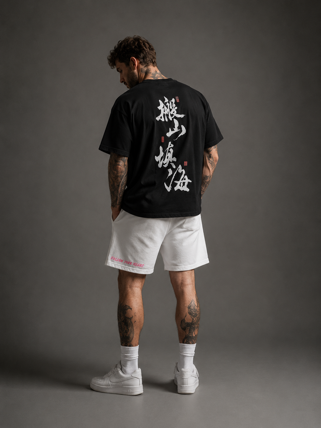 "战魂“ "Warrior Spirit" Tee - BLACK