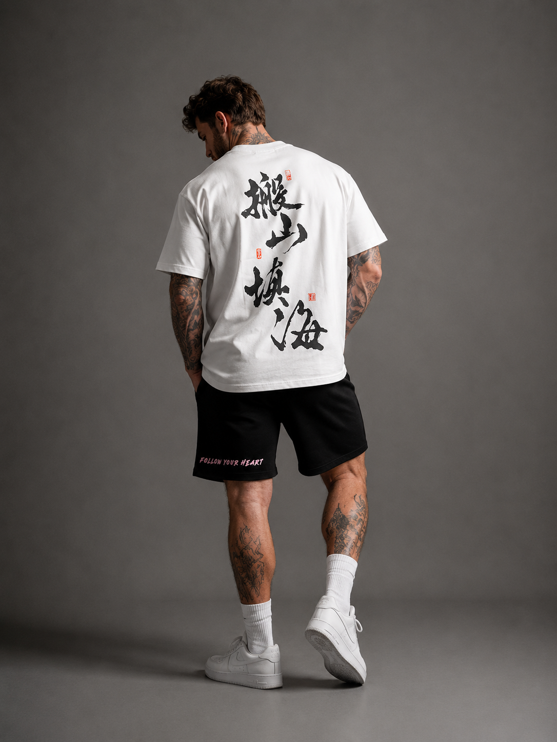 "战魂“ "Warrior Spirit" Tee - White