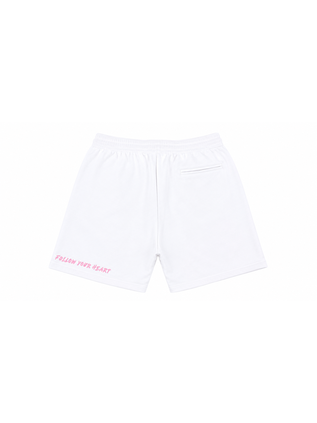 Follow Ur Heart - Sweat Shorts - White