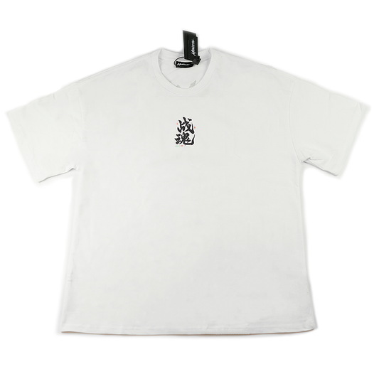 "战魂“ "Warrior Spirit" Tee - White